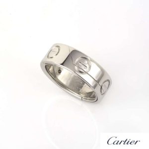 Cartier 18k White Gold Astro Love Ring Pendant